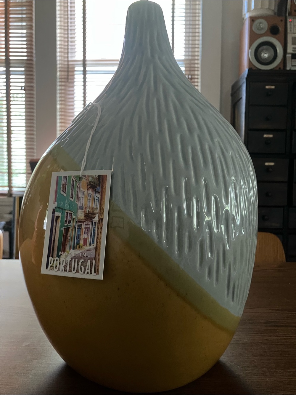 Ceramic Vase, Made in Portugal, Sporvil, NWT